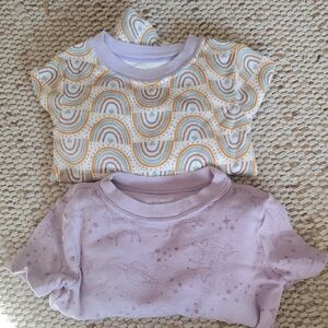 2 Pair Purple 3T Pj Sets